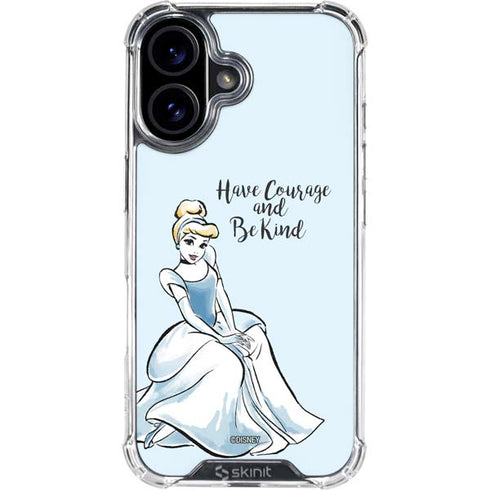 Disney Princess Cinderella Have Courage and Be Kind Art iPhone 17 Clear Case