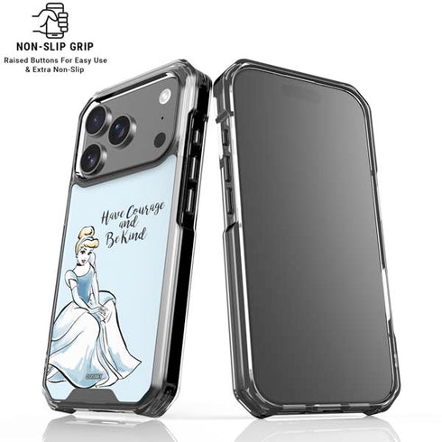 Disney Princess Cinderella Have Courage and Be Kind Art iPhone 18 Pro Clear Case