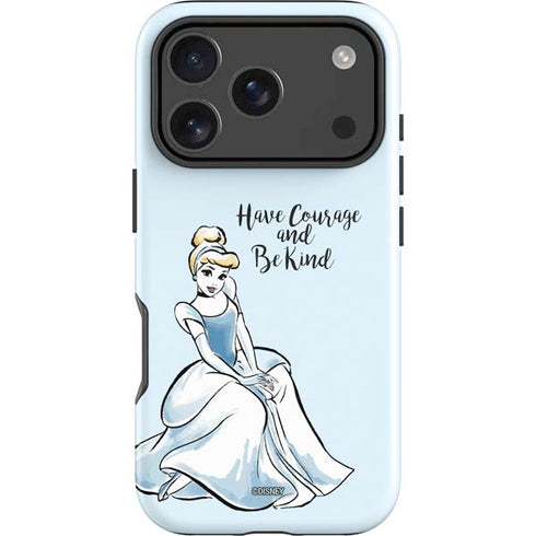 Disney Princess Cinderella Have Courage and Be Kind Art iPhone 18 Pro Impact Case