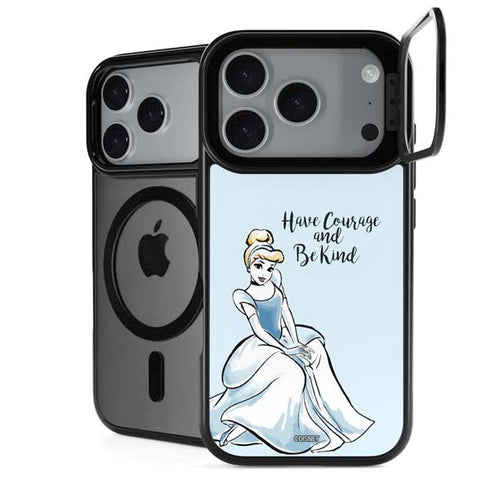 Disney Princess Cinderella Have Courage and Be Kind Art iPhone 18 Pro Kickstand Case