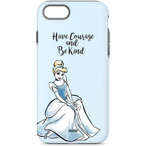 Disney Princess Cinderella Have Courage and Be Kind Art iPhone Cases