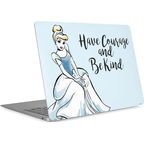 Disney Princess Cinderella Have Courage and Be Kind Art Apple MacBook Air Skin
