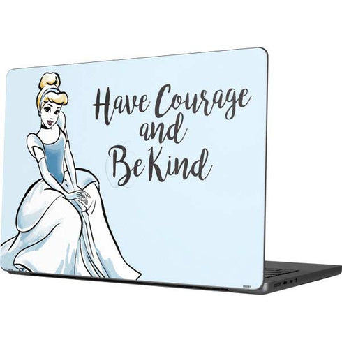 Disney Princess Cinderella Have Courage and Be Kind Art Apple MacBook Pro 14-inch Skin