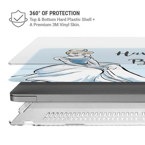 Disney Princess Cinderella Have Courage and Be Kind Art MacBook Cases