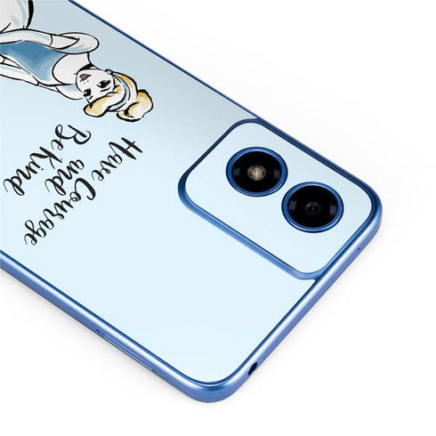 Disney Princess Cinderella Have Courage and Be Kind Art Moto G Play 4G (2024) Skin