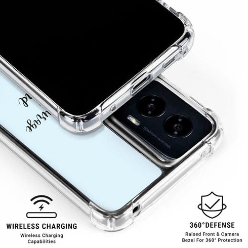 Disney Princess Cinderella Have Courage and Be Kind Art Moto G Power 5G (2024) Clear Case