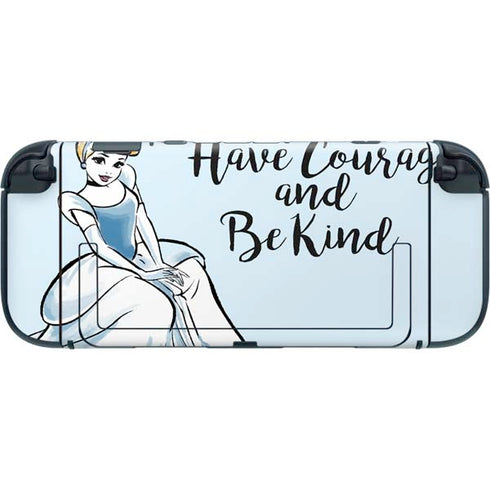 Disney Princess Cinderella Have Courage and Be Kind Art Nintendo Switch 2 (2025) with Joy-Con Skin