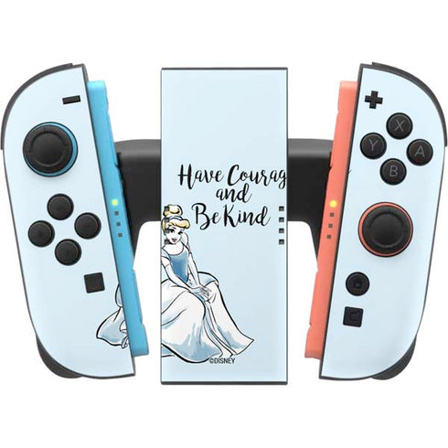 Disney Princess Cinderella Have Courage and Be Kind Art Nintendo Switch 2 (2025) Joy-Con Controller Skin