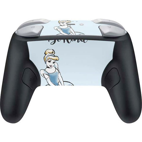Disney Princess Cinderella Have Courage and Be Kind Art Nintendo Switch 2 (2025) Pro Controller Skin