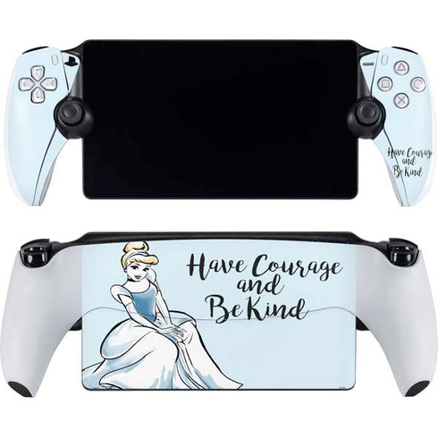 Disney Princess Cinderella Have Courage and Be Kind Art PlayStation Portal Remote Player Skin