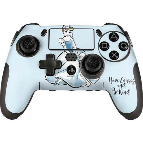 Disney Princess Cinderella Have Courage and Be Kind Art PlayStation Scuf Vantage 2 Controller Skin