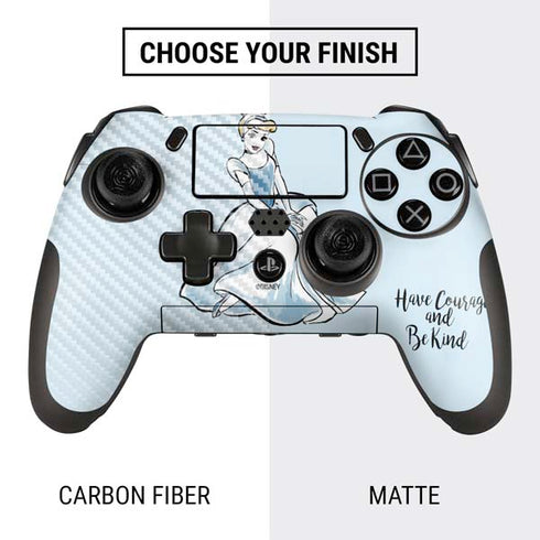 Disney Princess Cinderella Have Courage and Be Kind Art PlayStation Scuf Vantage 2 Controller Skin