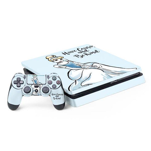 Disney Princess Cinderella Have Courage and Be Kind Art PlayStation PS4 Skins