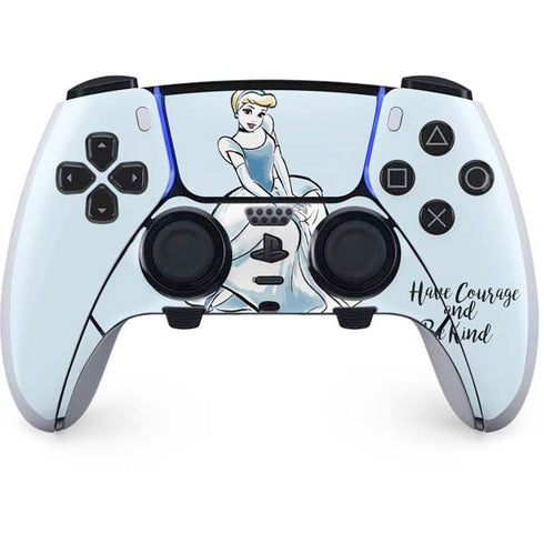 Disney Princess Cinderella Have Courage and Be Kind Art PlayStation PS5 Skins