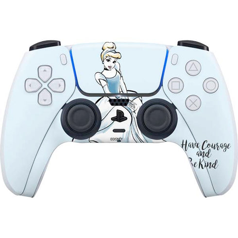 Disney Princess Cinderella Have Courage and Be Kind Art PlayStation PS5 Skins
