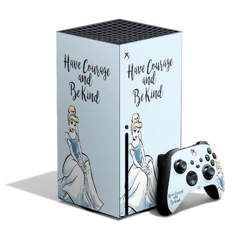 Disney Princess Cinderella Have Courage and Be Kind Art Xbox Series X Bundle Skin