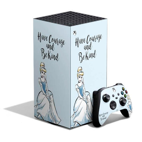 Disney Princess Cinderella Have Courage and Be Kind Art XBox Series X Digital Edition Bundle Skin