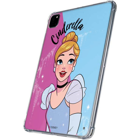 Disney Princess Cinderella Art iPad Pro 11in (2024) Clear Case