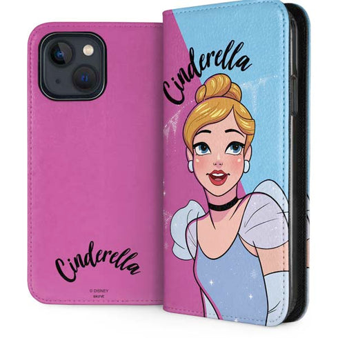 Disney Princess Cinderella Art iPhone 15 Plus Folio Case