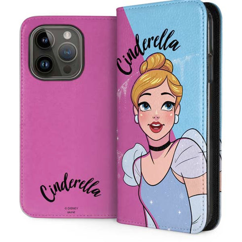 Disney Princess Cinderella Art iPhone 15 Pro Folio Case