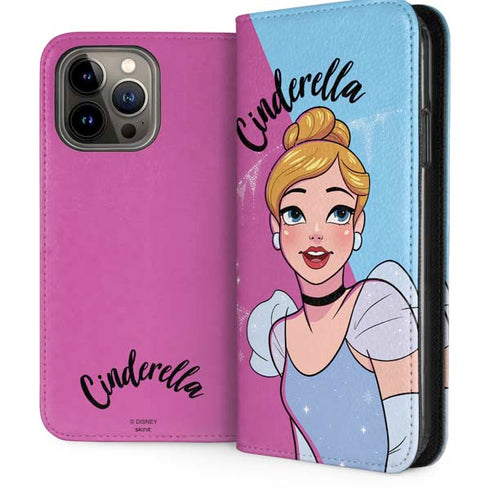 Disney Princess Cinderella Art iPhone 15 Pro Max Folio Case