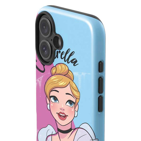 Disney Princess Cinderella Art iPhone 16 Plus Impact Case