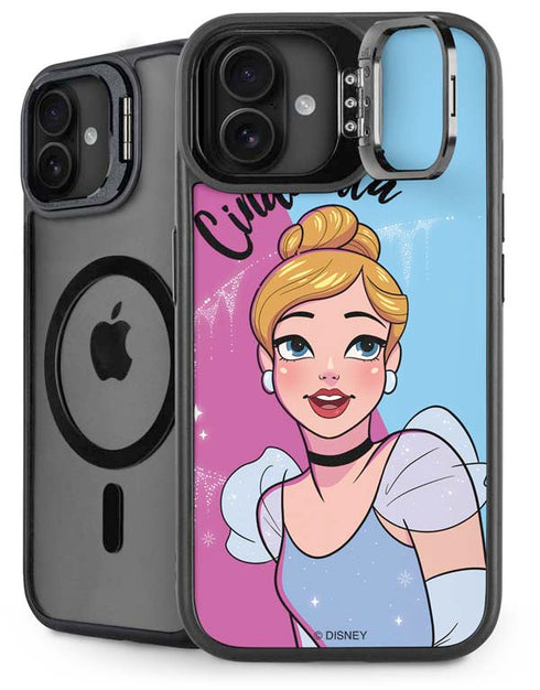 Disney Princess Cinderella Art iPhone 16 Plus Kickstand Case