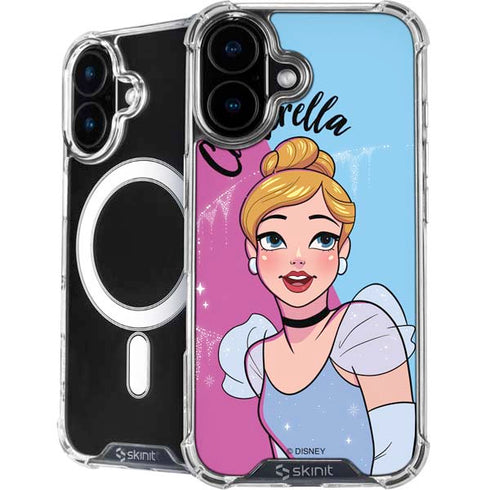 Disney Princess Cinderella Art iPhone 16 Plus MagSafe Case