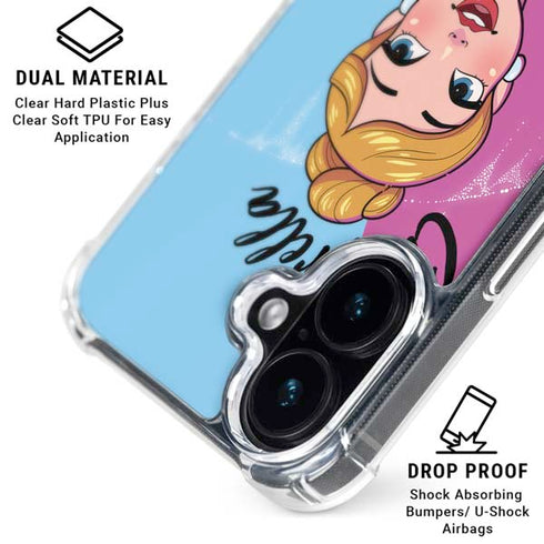 Disney Princess Cinderella Art iPhone 16 Plus MagSafe Case