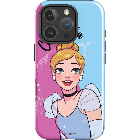 Disney Princess Cinderella Art iPhone 16 Pro Impact Case