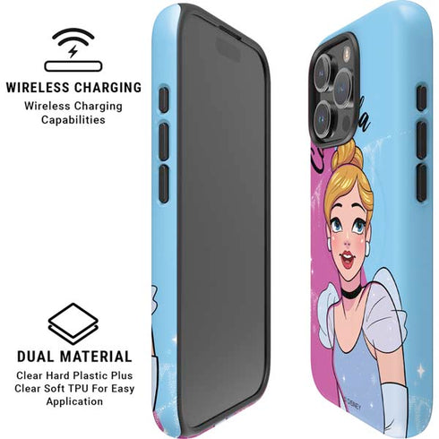 Disney Princess Cinderella Art iPhone 16 Pro Magsafe Impact Case