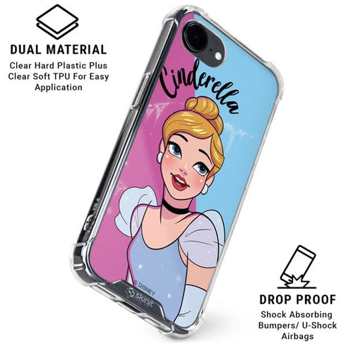 Disney Princess Cinderella Art iPhone 16e Clear Case