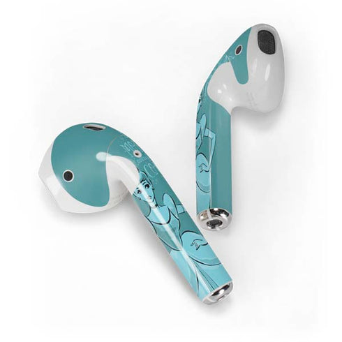 Disney Princess Cinderella Live in the Moment Art Apple AirPods Skin