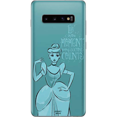 Disney Princess Cinderella Live in the Moment Art Galaxy S10 Plus Skin
