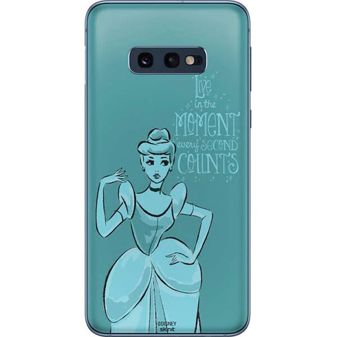 Disney Princess Cinderella Live in the Moment Art Galaxy S10e Skin