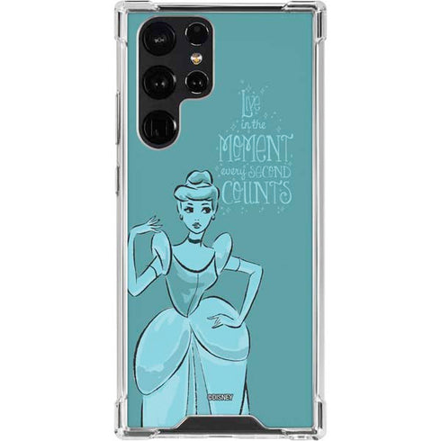 Disney Princess Cinderella Live in the Moment Art Galaxy S23 Ultra Clear Case