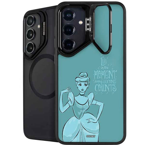 Disney Princess Cinderella Live in the Moment Art Galaxy S24 FE Kickstand Case