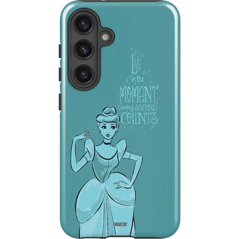 Disney Princess Cinderella Live in the Moment Art Galaxy S25 Impact Case