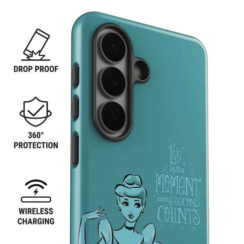 Disney Princess Cinderella Live in the Moment Art Galaxy S26 Impact Case