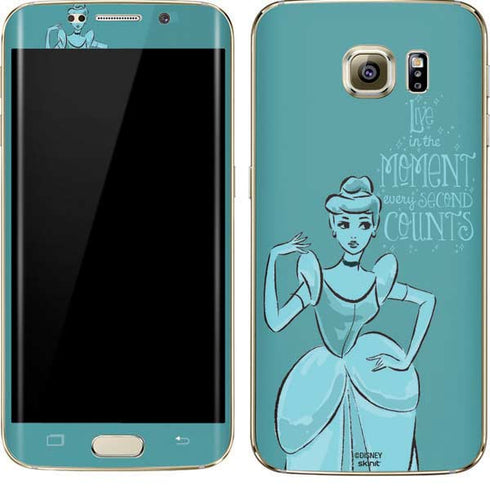 Disney Princess Cinderella Live in the Moment Art Galaxy S7 Edge Skin
