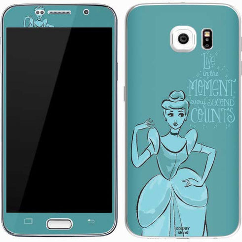 Disney Princess Cinderella Live in the Moment Art Galaxy S7 Skin