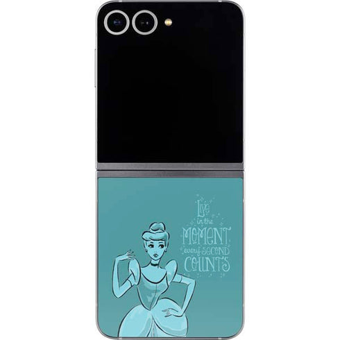Disney Princess Cinderella Live in the Moment Art Galaxy Z Flip6 Skin