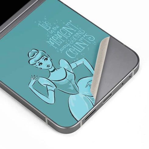Disney Princess Cinderella Live in the Moment Art Galaxy Z Flip6 Skin