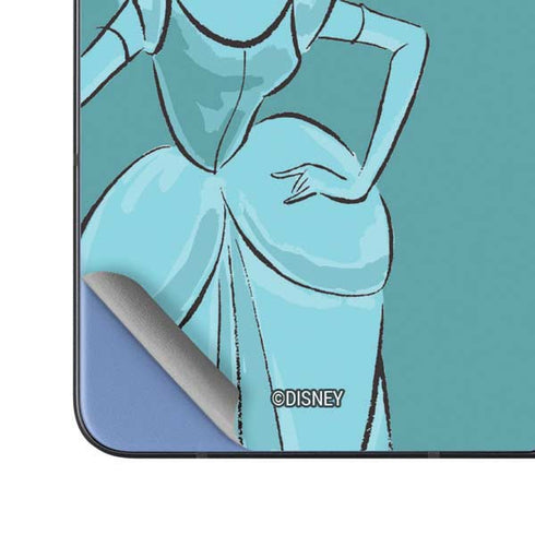 Disney Princess Cinderella Live in the Moment Art Galaxy Z Fold5 5G Skin