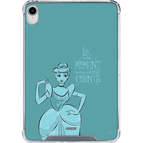 Disney Princess Cinderella Live in the Moment Art iPad 11th Gen (2025) Clear Case