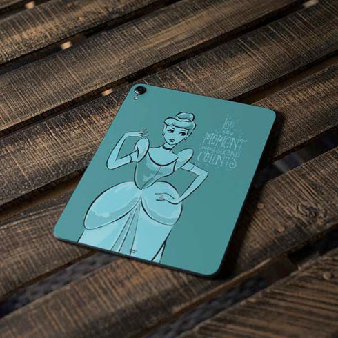 Disney Princess Cinderella Live in the Moment Art Apple iPad Pro Skin