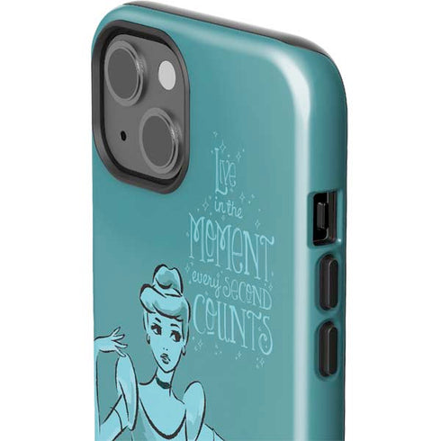 Disney Princess Cinderella Live in the Moment Art iPhone 15 Impact Case