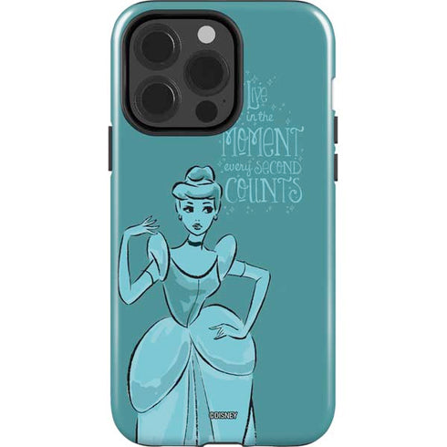 Disney Princess Cinderella Live in the Moment Art iPhone 15 Pro Impact Case