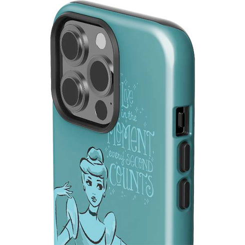 Disney Princess Cinderella Live in the Moment Art iPhone 15 Pro Impact Case