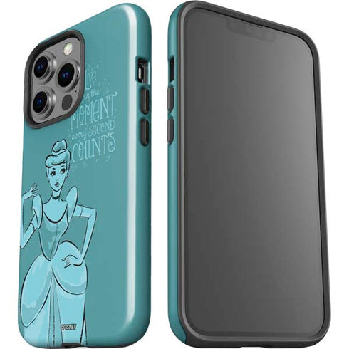 Disney Princess Cinderella Live in the Moment Art iPhone 15 Pro Impact Case